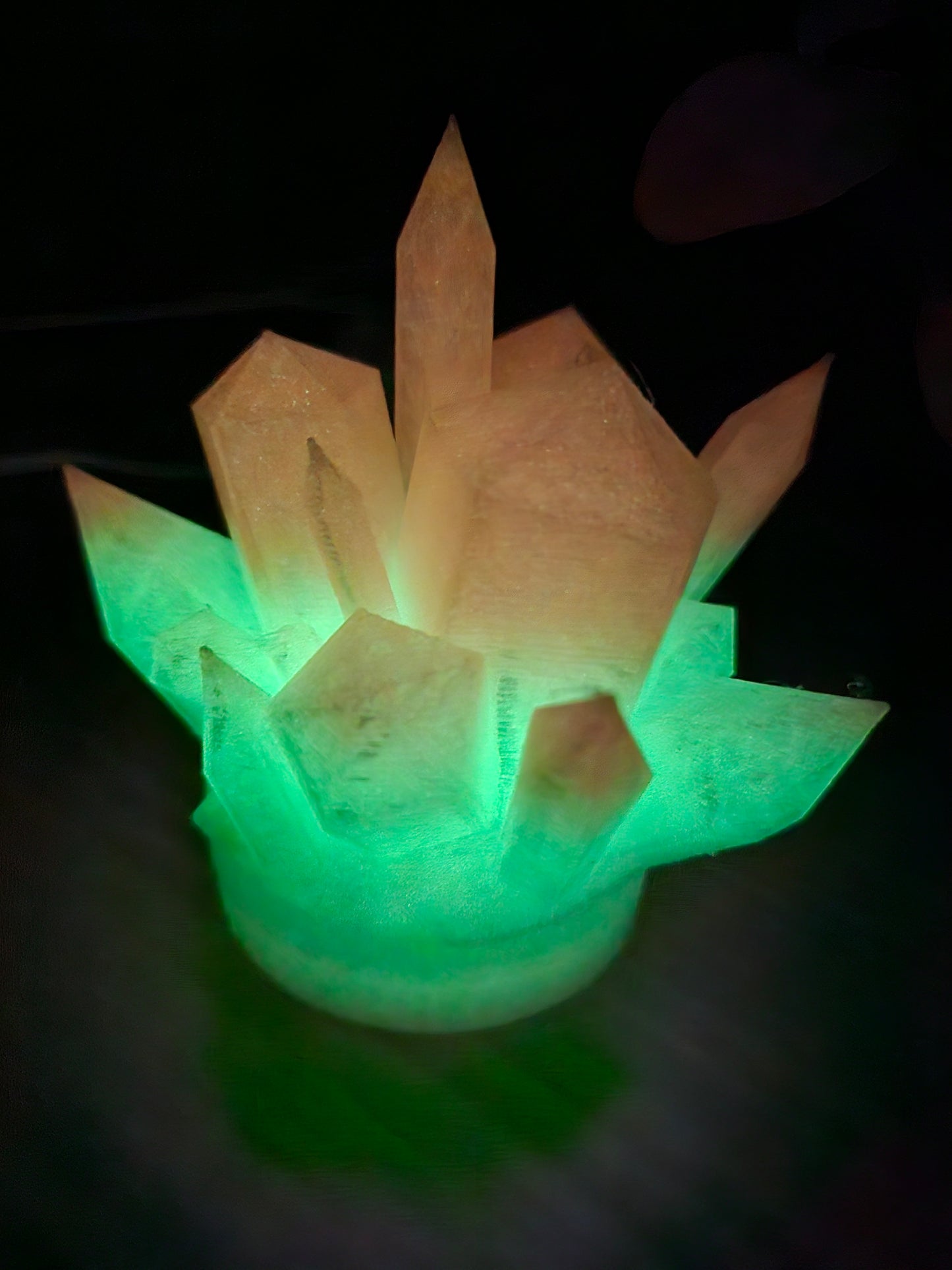 Lámpara 3D rocas mágicas